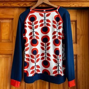 Colorful Scandinavian Inspired Top L